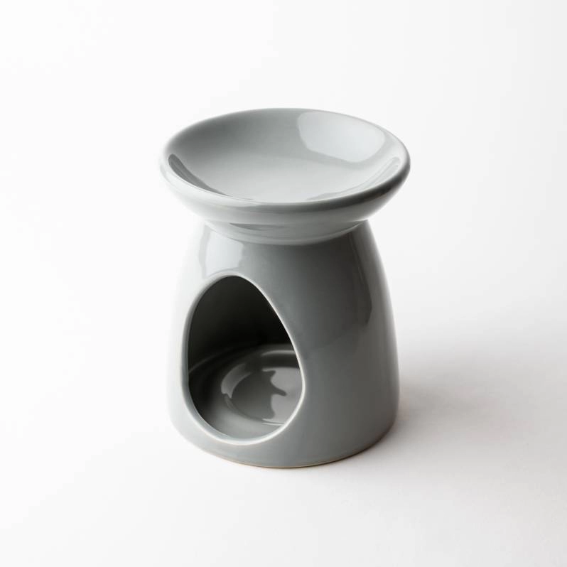 Ceramic Wax Burner Grey 02